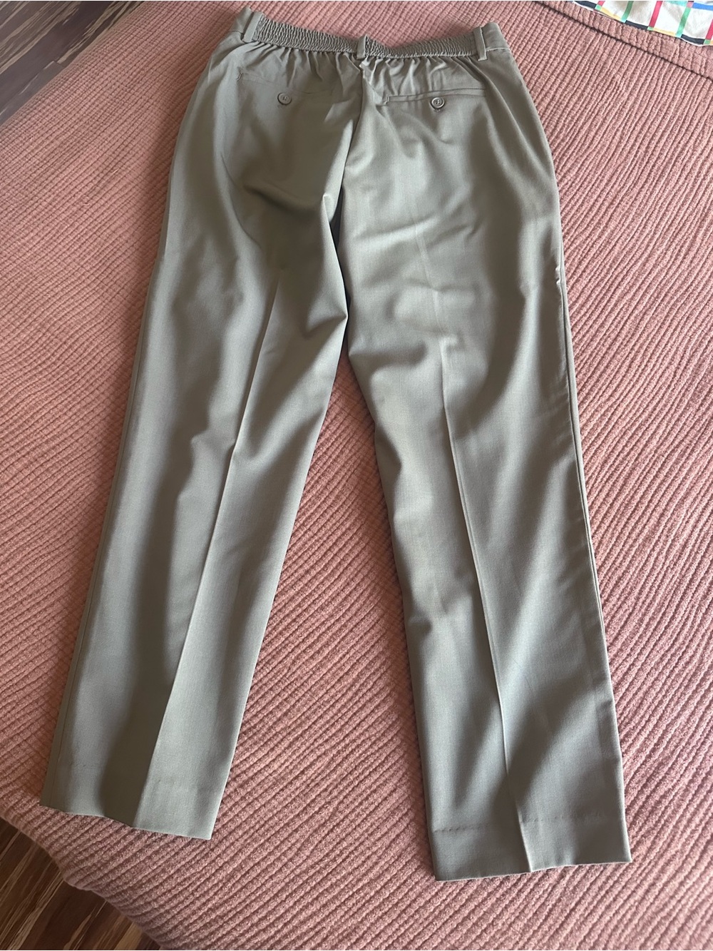 Quince Women's Italian wool dress pants in tan